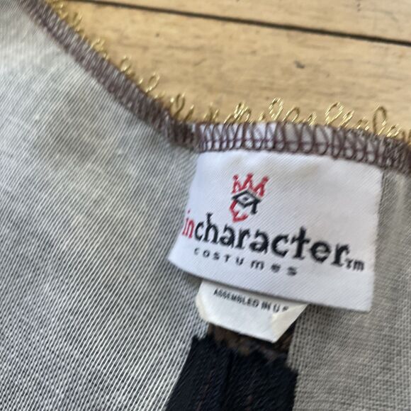 Incharacter Costume Rustic Pirate Lady XL Halloween Boots Stirups and Vest Only - Picture 5 of 16